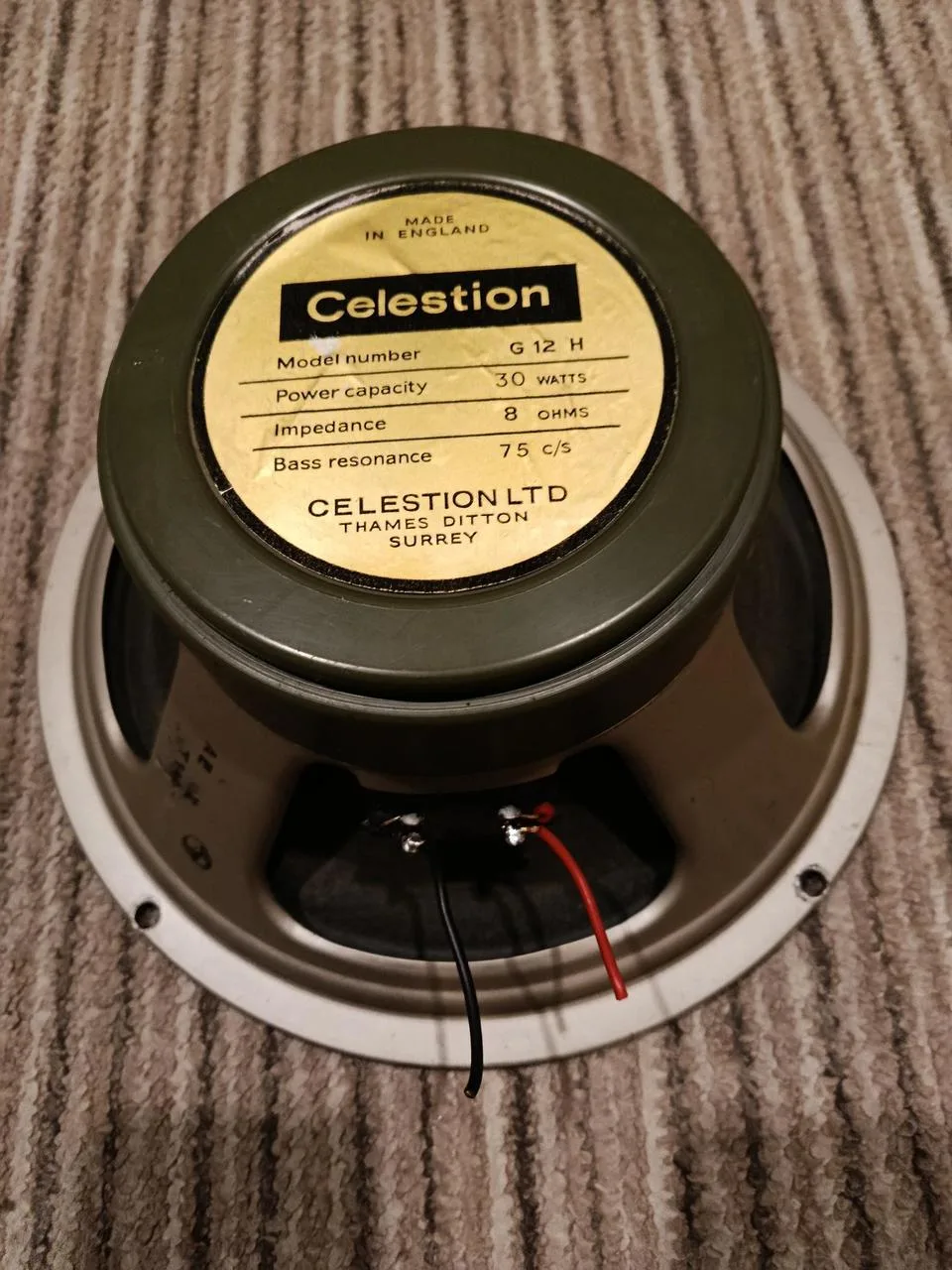 1970' Celestion G12H 30, G12T-75, 1966 JENSEN, Crescendo
