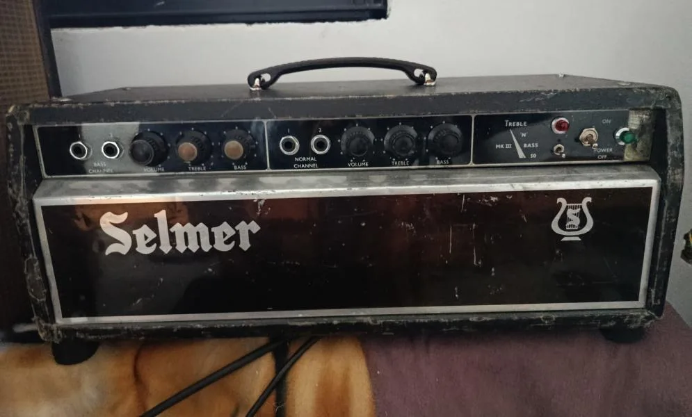 Selmer Treble 'n' Bass 50 MK III – 1967 Selmer Treble 'n' Bass 50 MK III zesilovač vintage