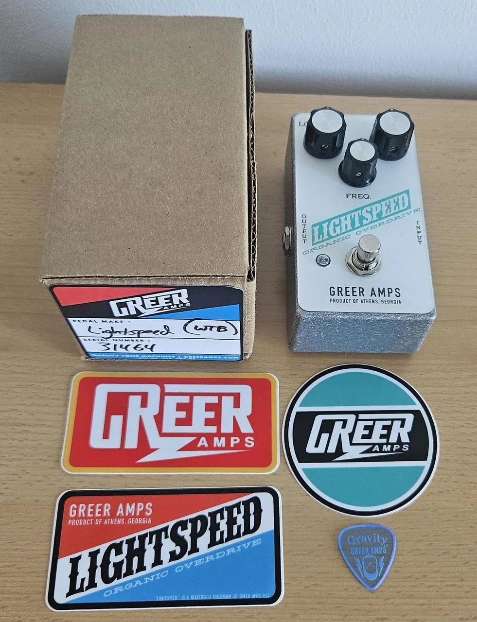 Greer Amps Lightspeed Organic Overdrive