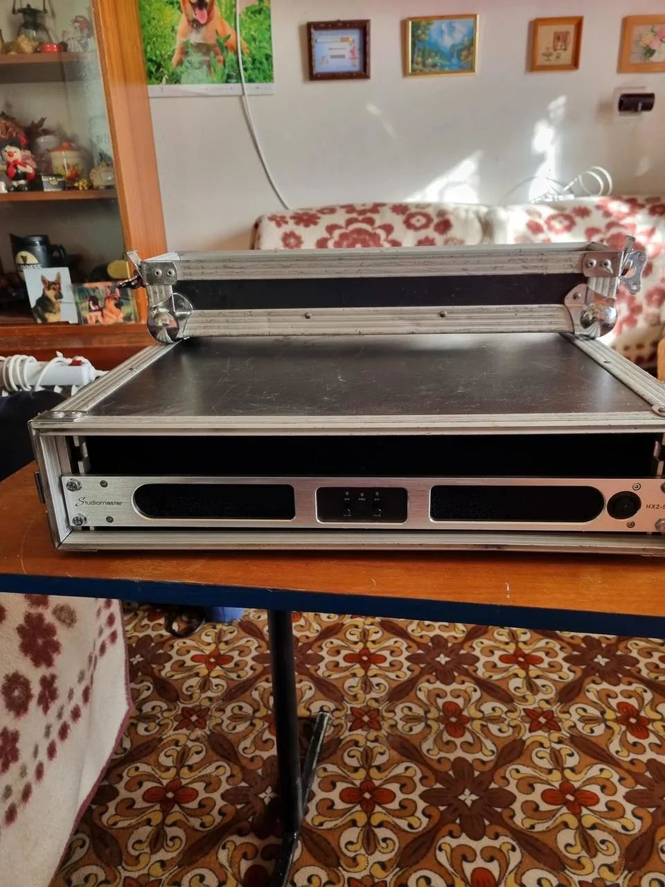 Zesilovač Studiomaster HX 2-500 1U + rack 2U komplet Sleva!