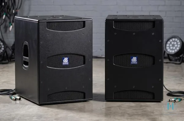 2x dB Technologies Sub 15D