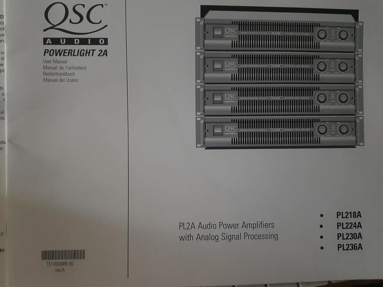QSC PL236A