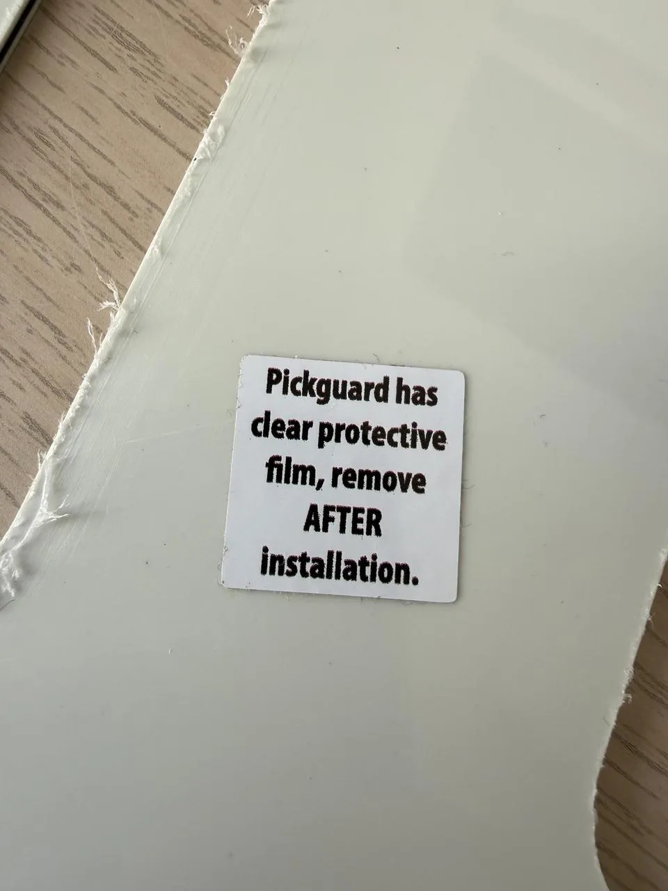 Fender Bass VI pickguard