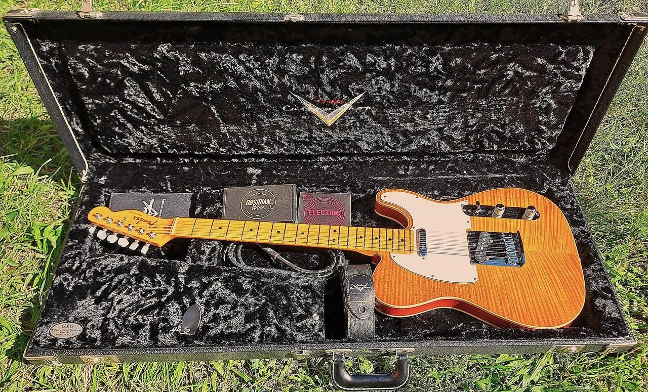 Fender American Custom Tele Honey Burst 2015
