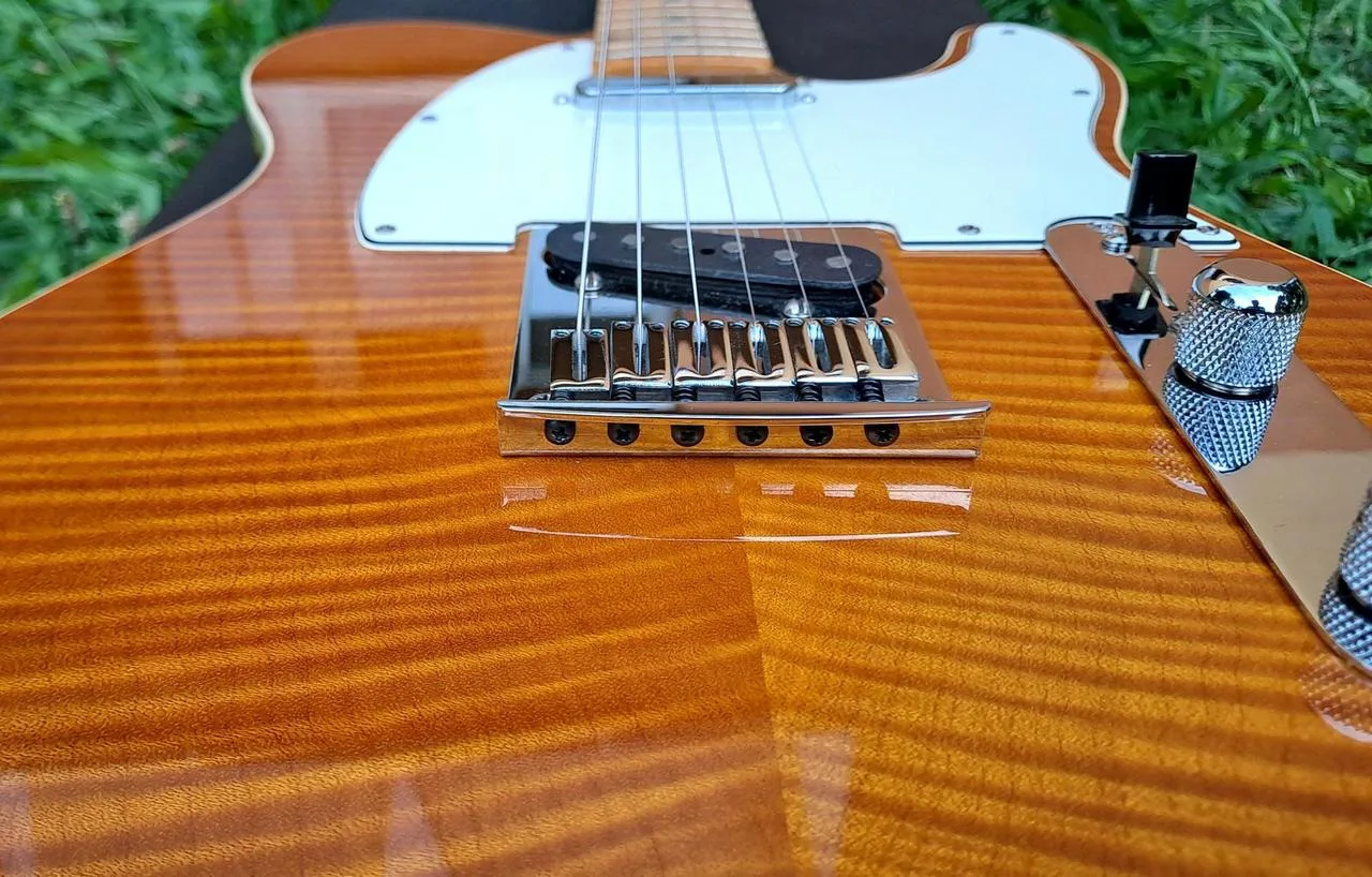 Fender American Custom Tele Honey Burst 2015