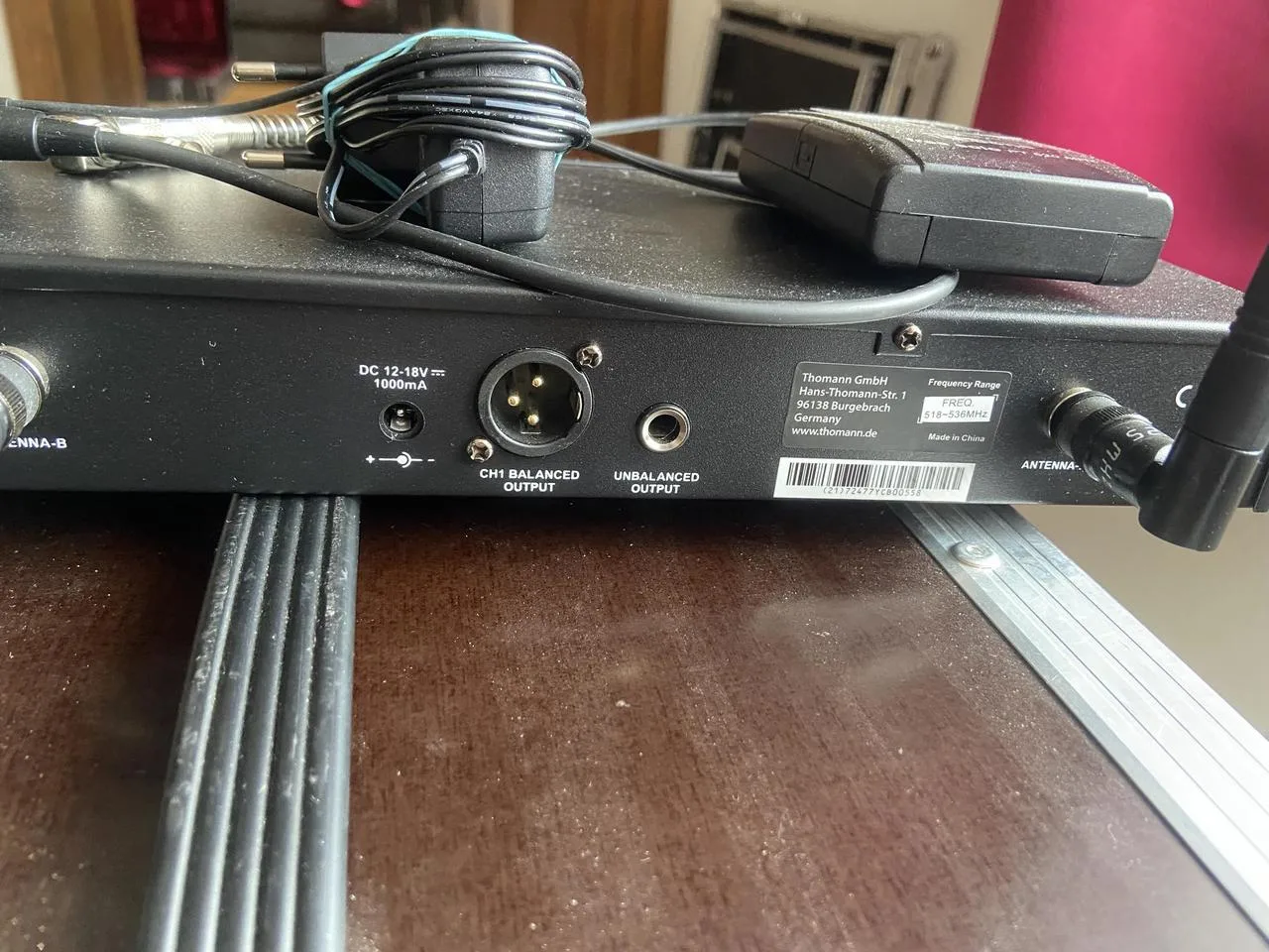 The t.bone free solo Twin PT 520 MHz