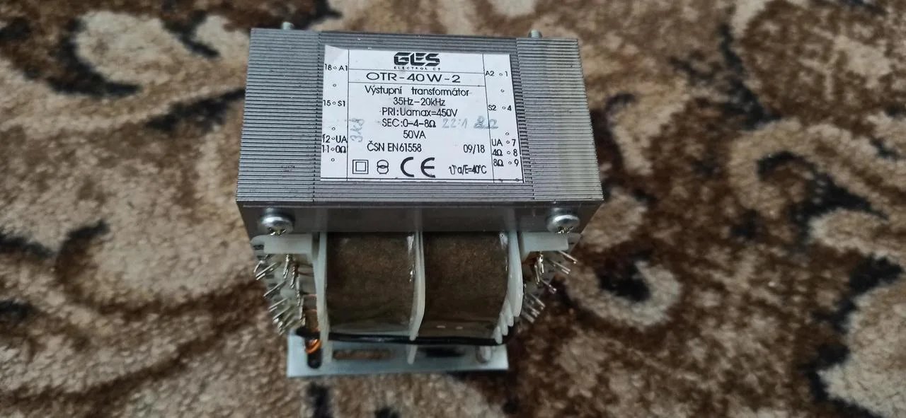 Výstupní transformátor el34, 40W