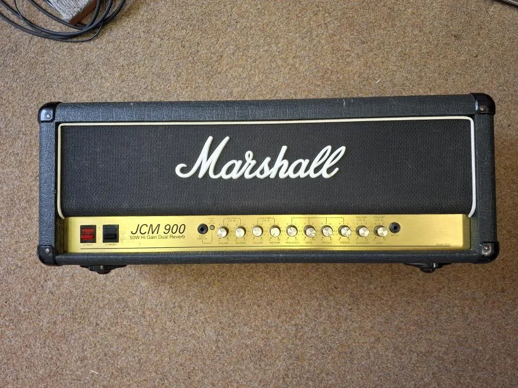Marshall JCM 900 Model 4500 Hi Gain Dual Reverb EL34