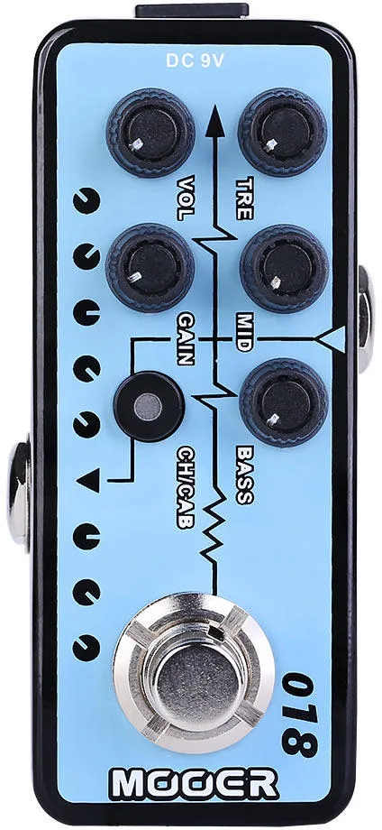 Nabízím dva kusy (2x) Mooer Micro Preamp 018 Custom 100 !!