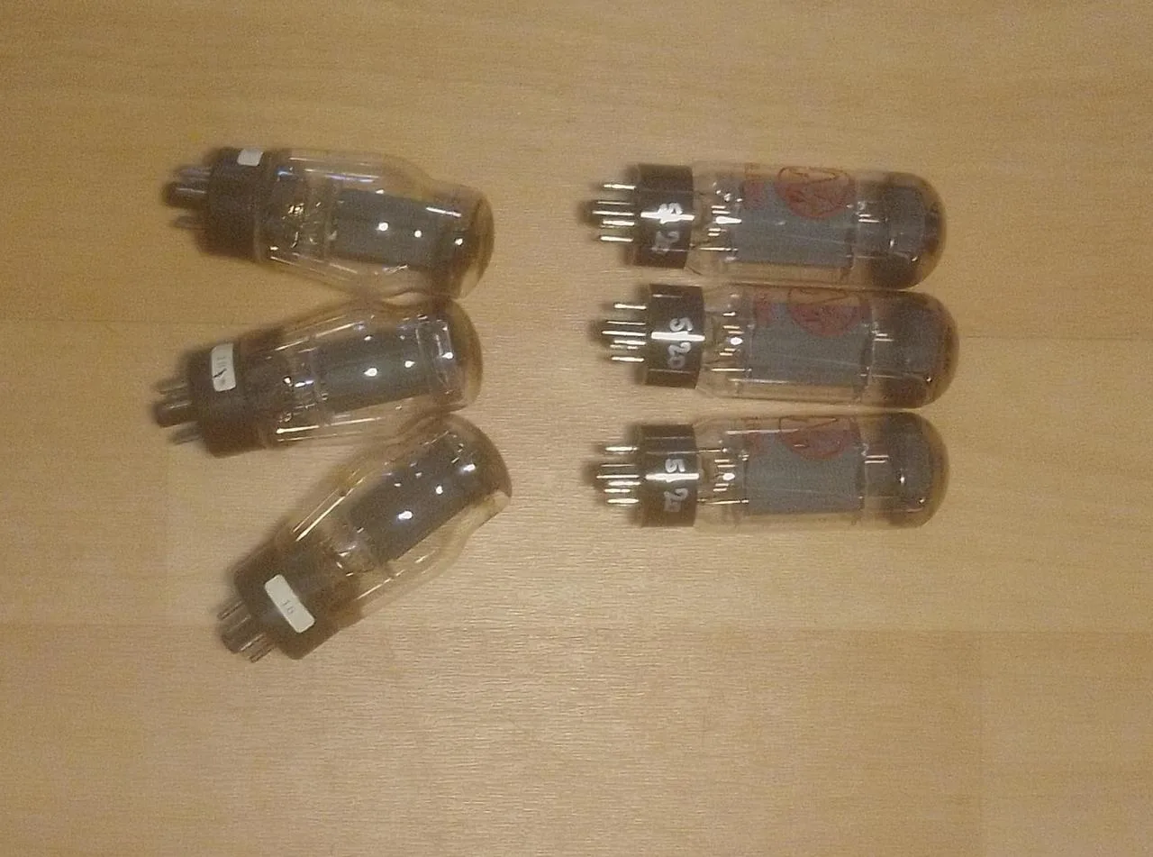 Použité elektronky