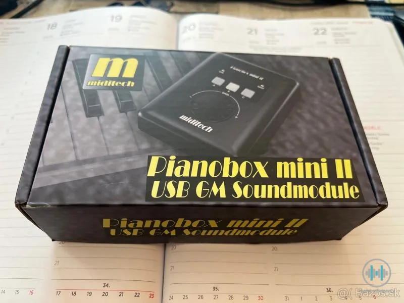 Predám USB MIDI GM zvukový modul Miditech Pianobox mini II