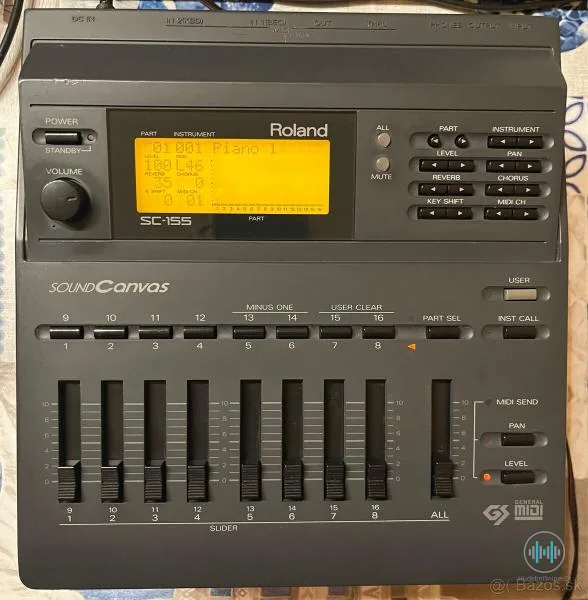 Roland Sound Canvas SC-155 GM/ GS sound module
