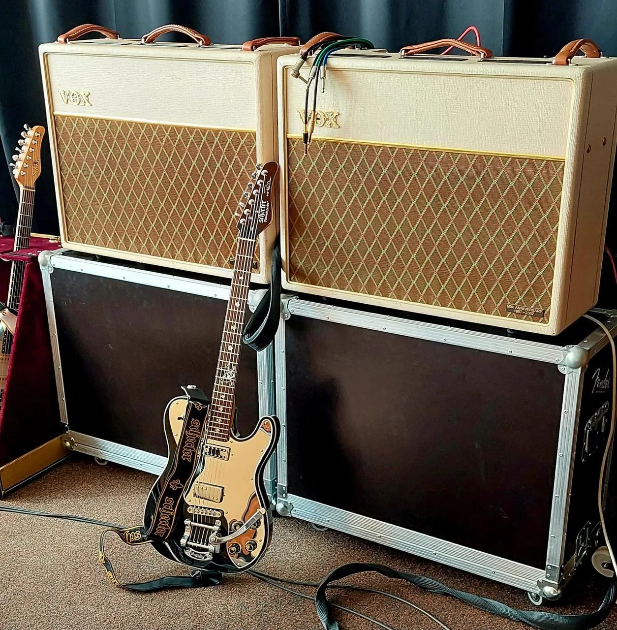 Kombo VOX AC-30H2 (Celestion Alnico Blue inside)