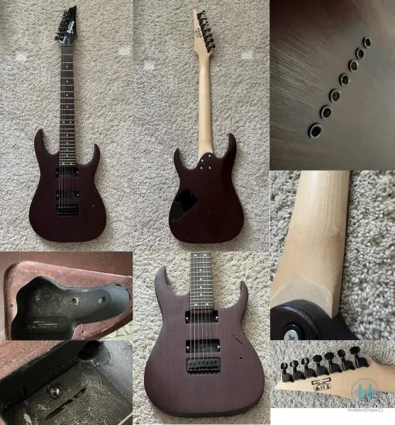 Ibanez GRG7221 - tělo a krk 7-strunné kytary bez elekroniky