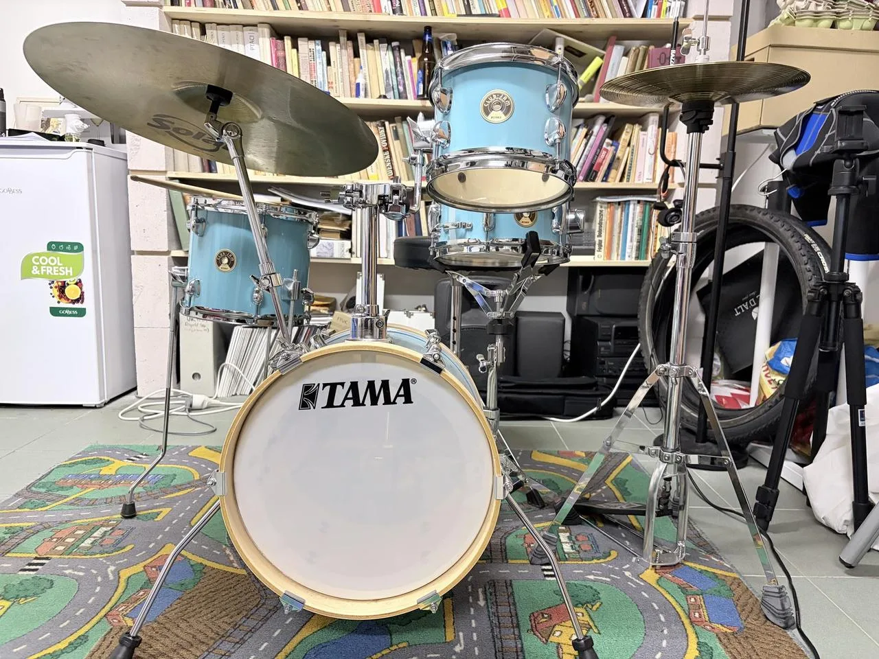 Tama Club Jam flyer mini + hardware a ride