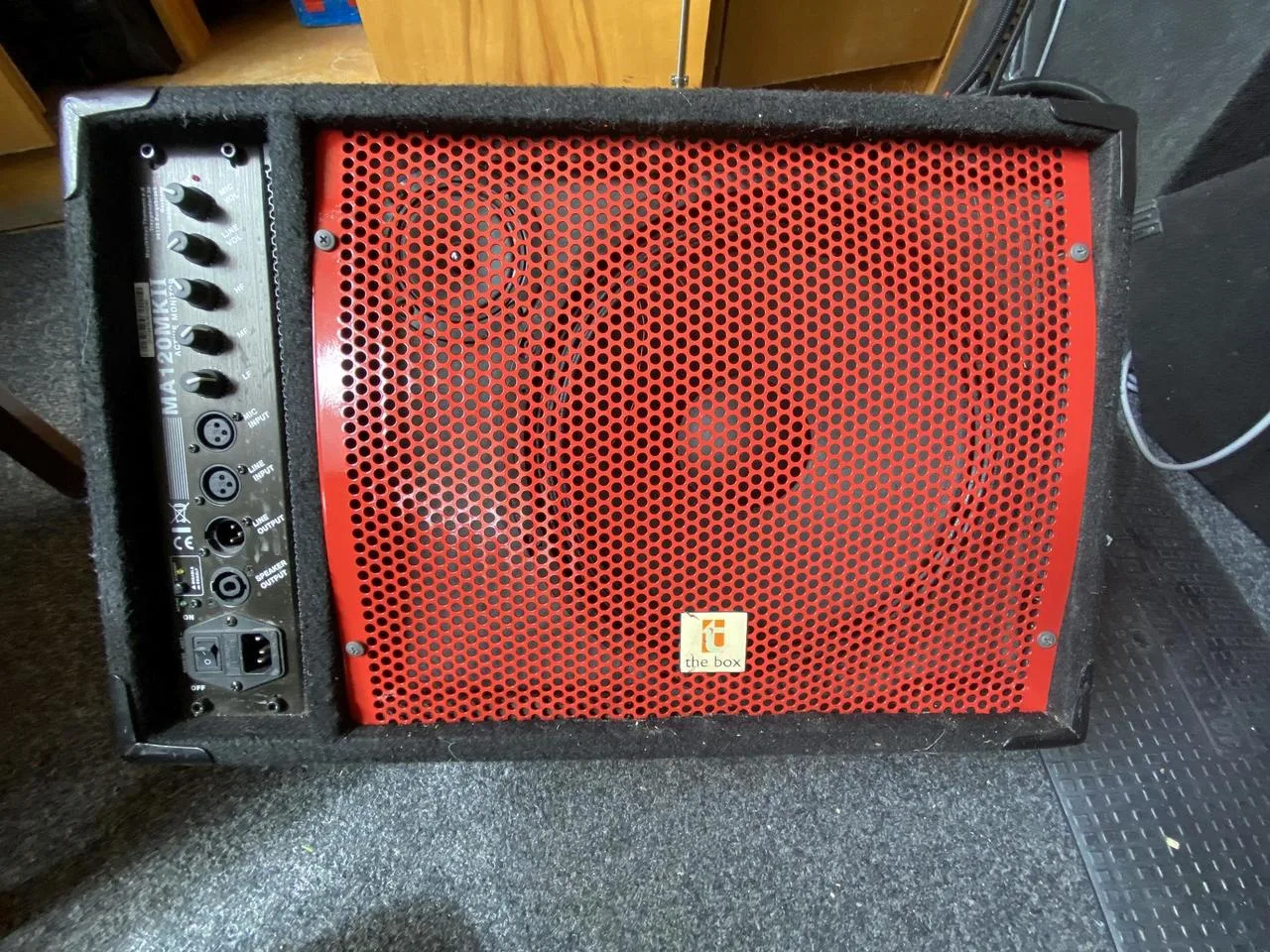 Sestava PRO monitor The Box MA-120MKII+pasiv box  Talmus XT1