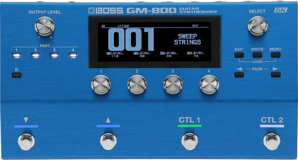 BOSS GM-800 kytarový synth nové generace + 2x snímač GK-5