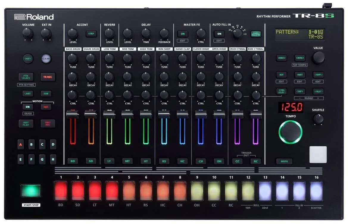 ROLAND TR-8s + Decksaver