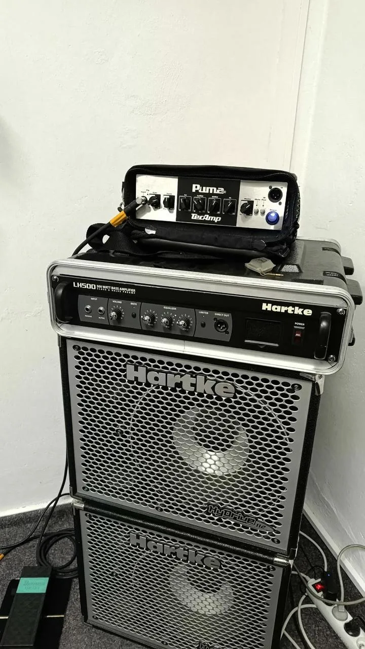 Hartke LH500 baskytarová hlava + case
