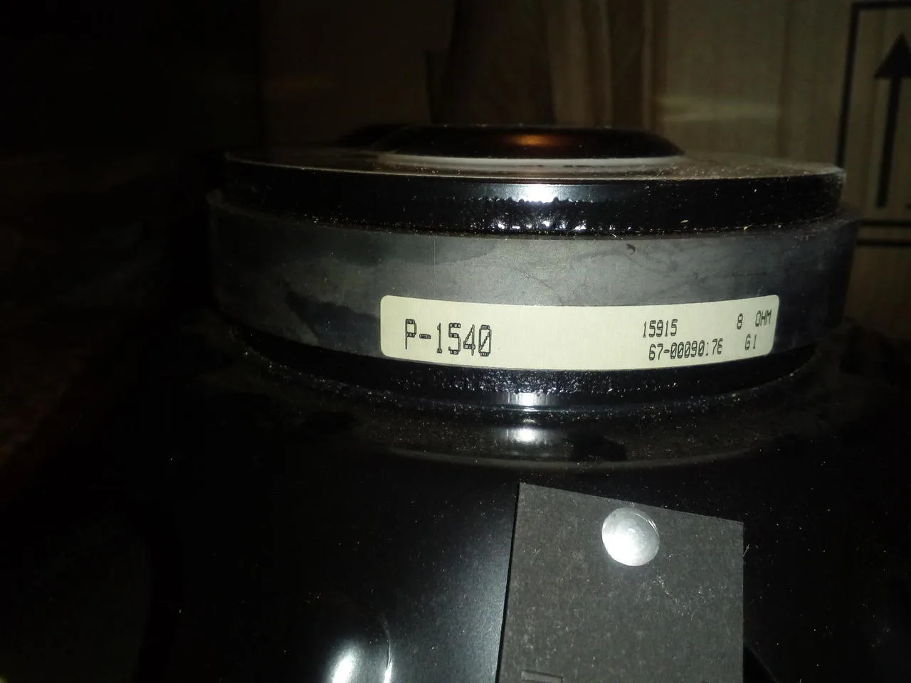 Repro/membrána GEMINI P-1540 15" 150w 8Ω (spálená cívka)