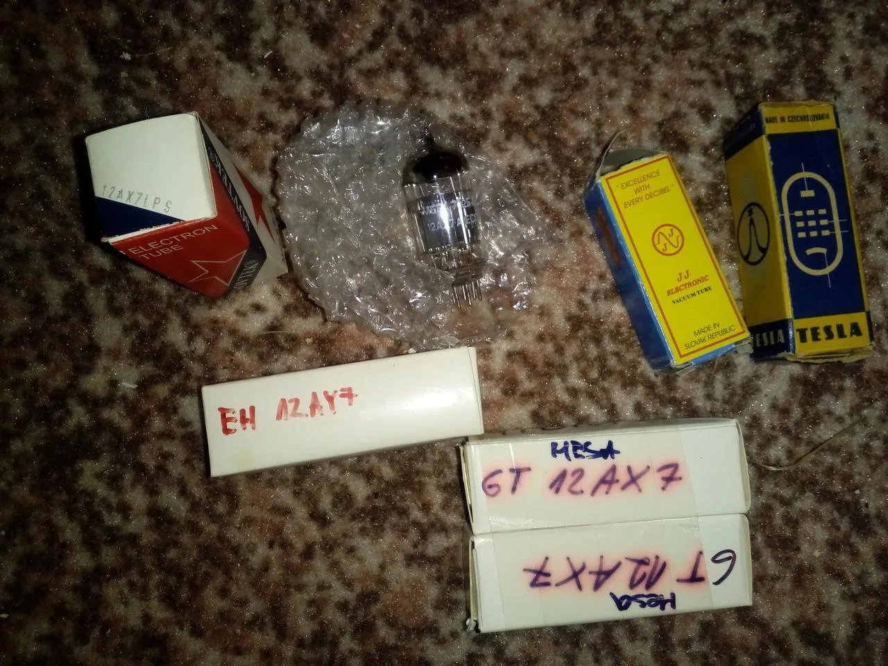 Preampové lampy ECC83 12AX7