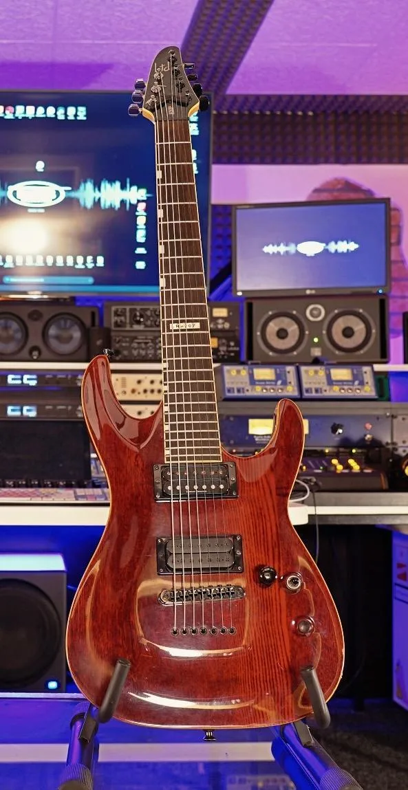 Sedmistrunka - ESP LTD H-207 Trans Red (výměna možná)