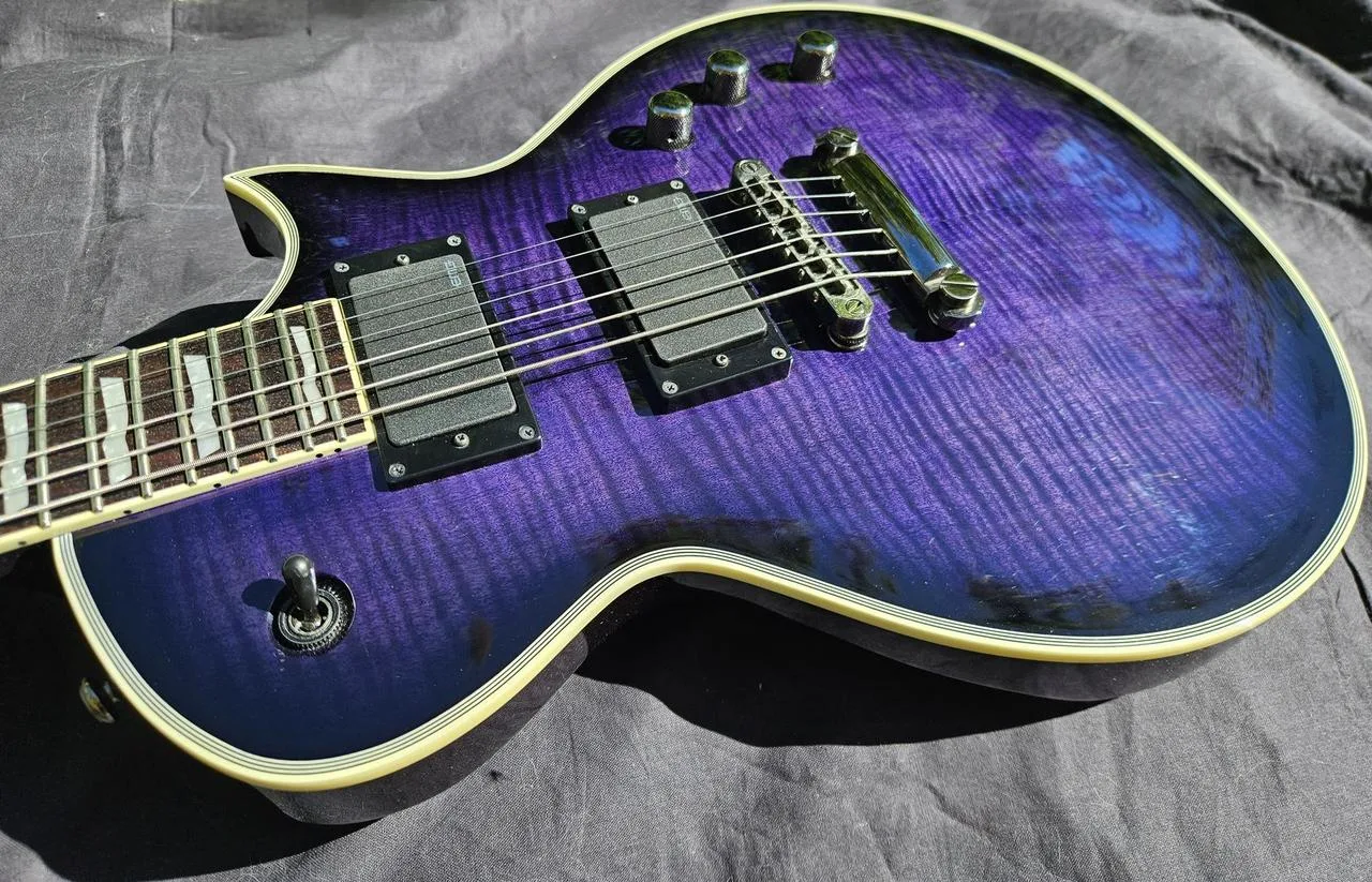 ESP Ltd EC-401FM (flame maple) raindeer blue (fialová) r2014