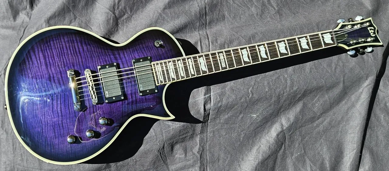 ESP Ltd EC-401FM (flame maple) raindeer blue (fialová) r2014