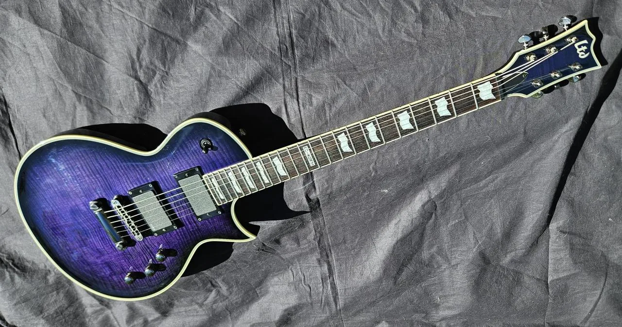ESP Ltd EC-401FM (flame maple) raindeer blue (fialová) r2014