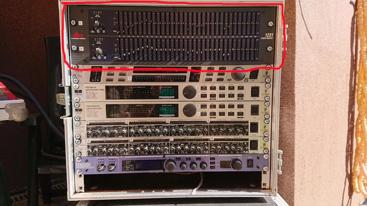 equalizér dbx 1231
