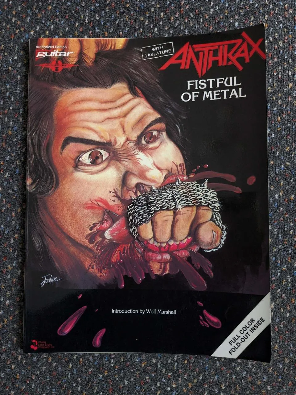 Kytarové transkripce/tabulatury Anthrax - Fistful of Metal