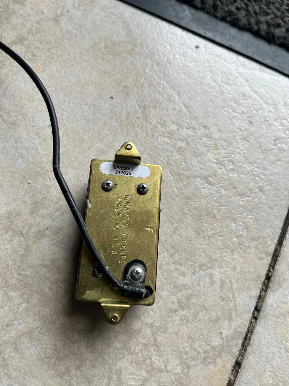 DiMarzio DP 222BK D Activator X Bridge