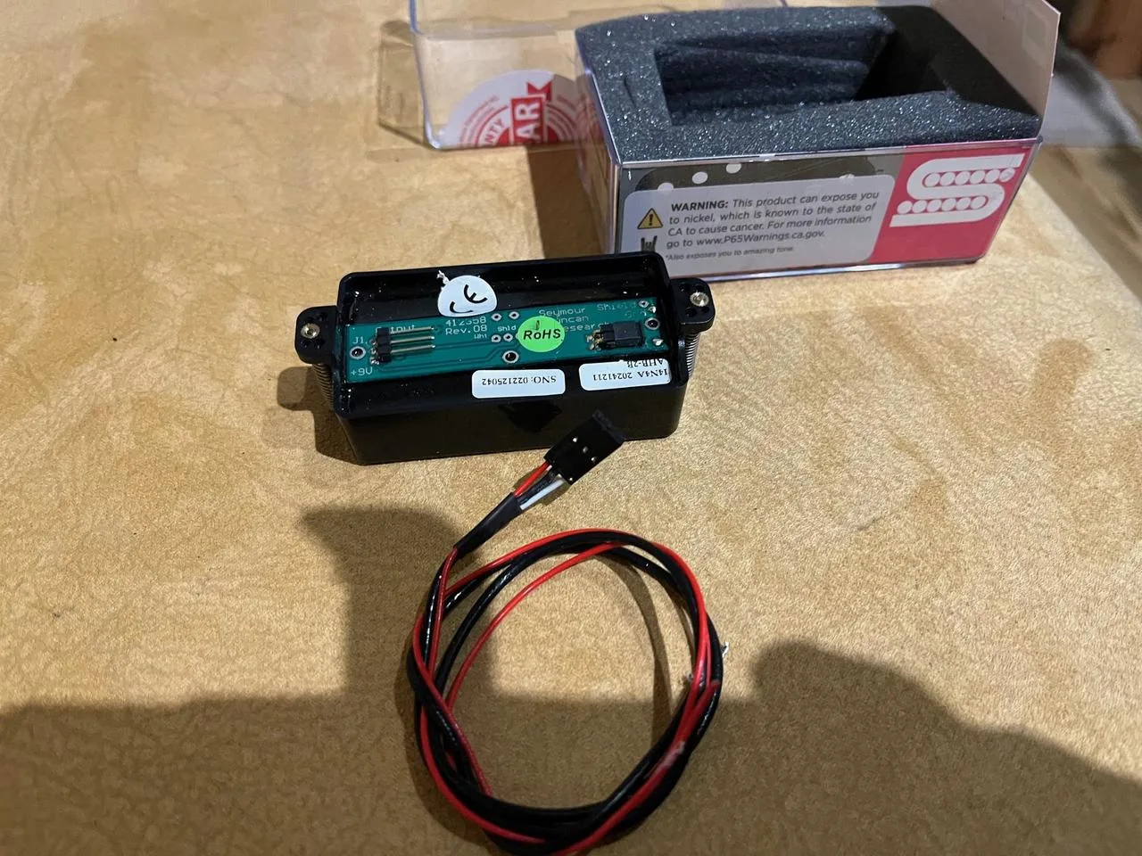 snímač Seymour Duncan AHB-2B BLK Blackout Metal