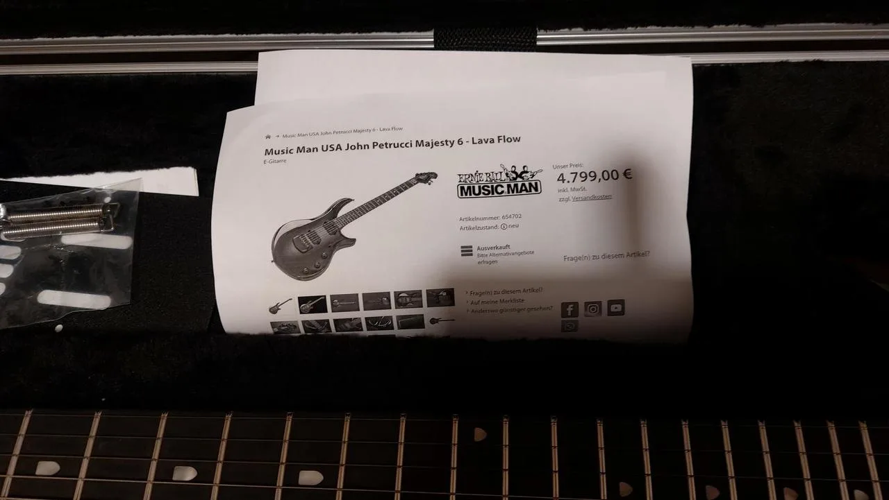 Music Man Majesty6 -Lava Flow