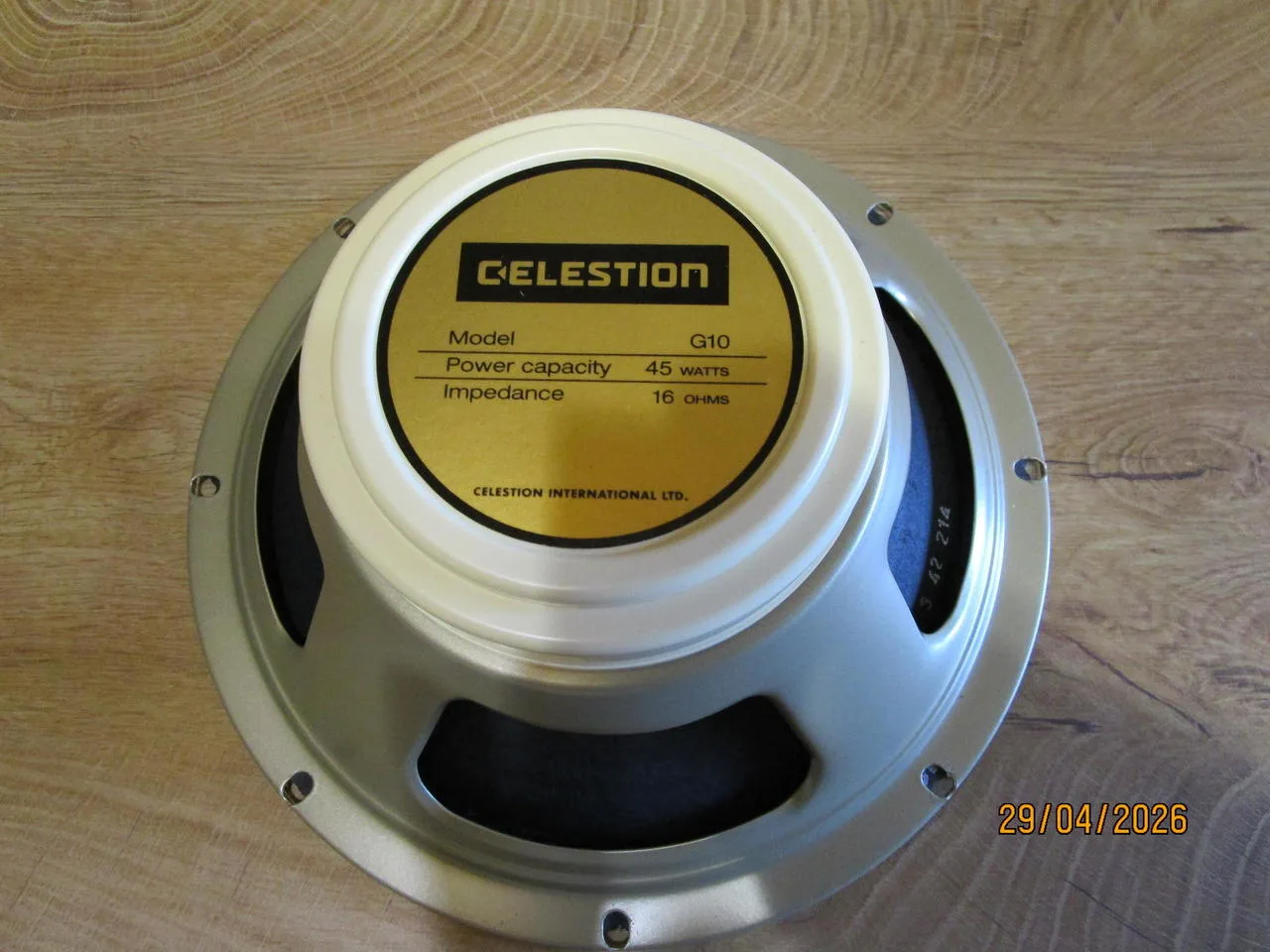 Celestion Creamback 10 palců 16 ohmů
