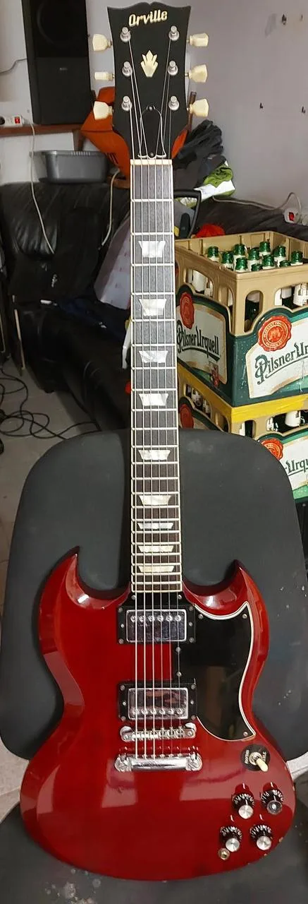 Orville SG Wine Red