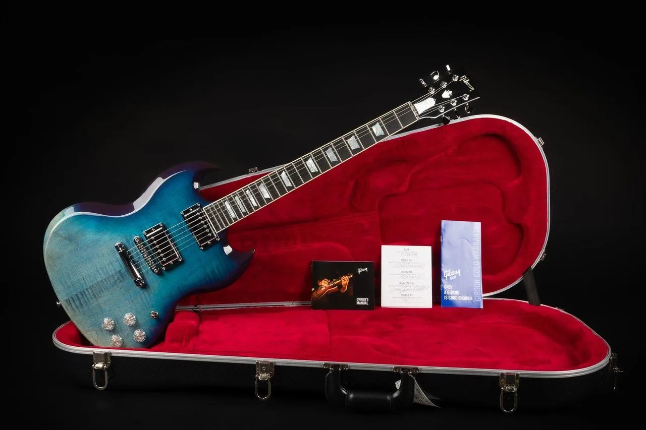 Gibson SG Standard HP-II 2019  Blueberry Fade