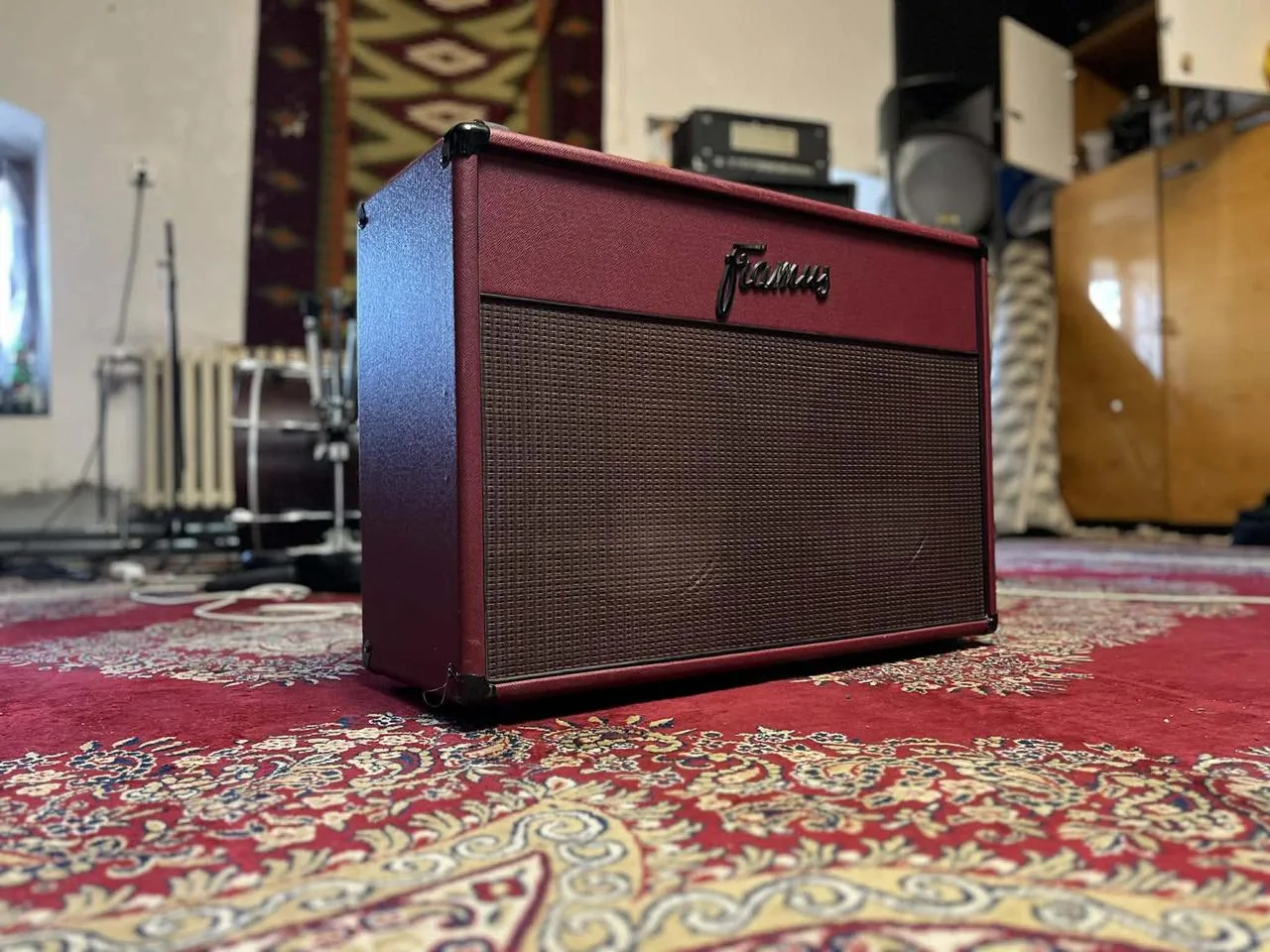 Framus 2x12 box, uzavřený kabinet, Celestion G12H + Veteran