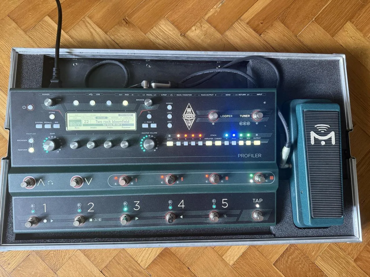 Kemper profiler Stage + Thon Hardcase + Mission enginee EP-1