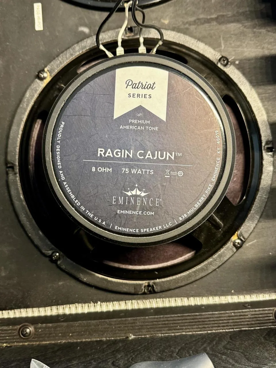 Eminence Ragin Cajun (8 Ohm, 75W)