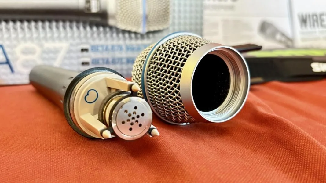 Shure Beta 87C - detaily s nízkým přeslechem