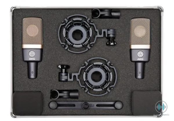 Spárovaná dvojice AKG C314, modernizovaný z C414