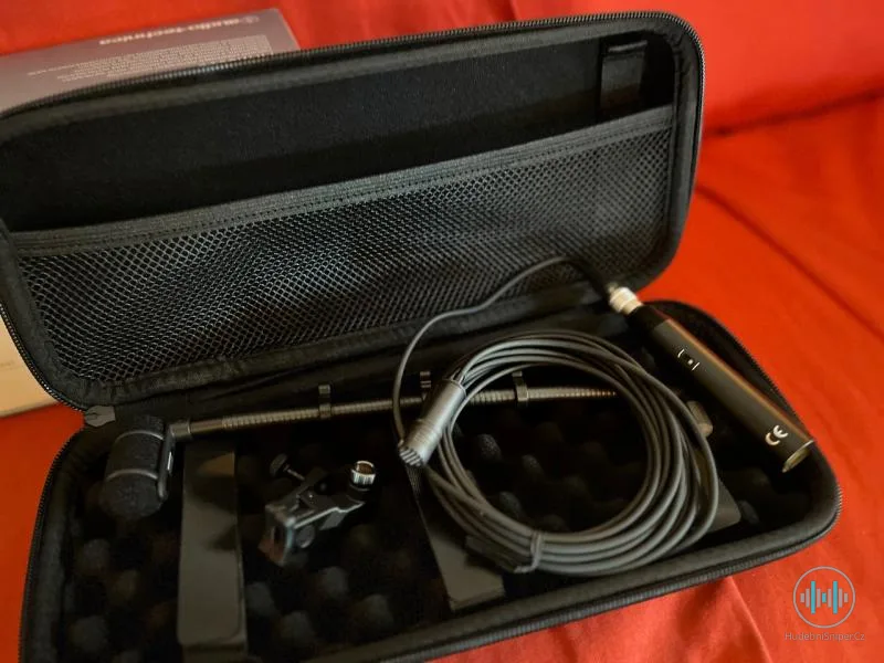 Audio-technica ATM350a - velice univerzální, rovný, zvládající 159 dB SPL