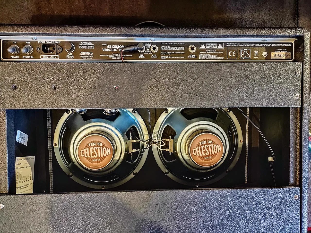 Fender 68 Custom Vibrolux Reverb