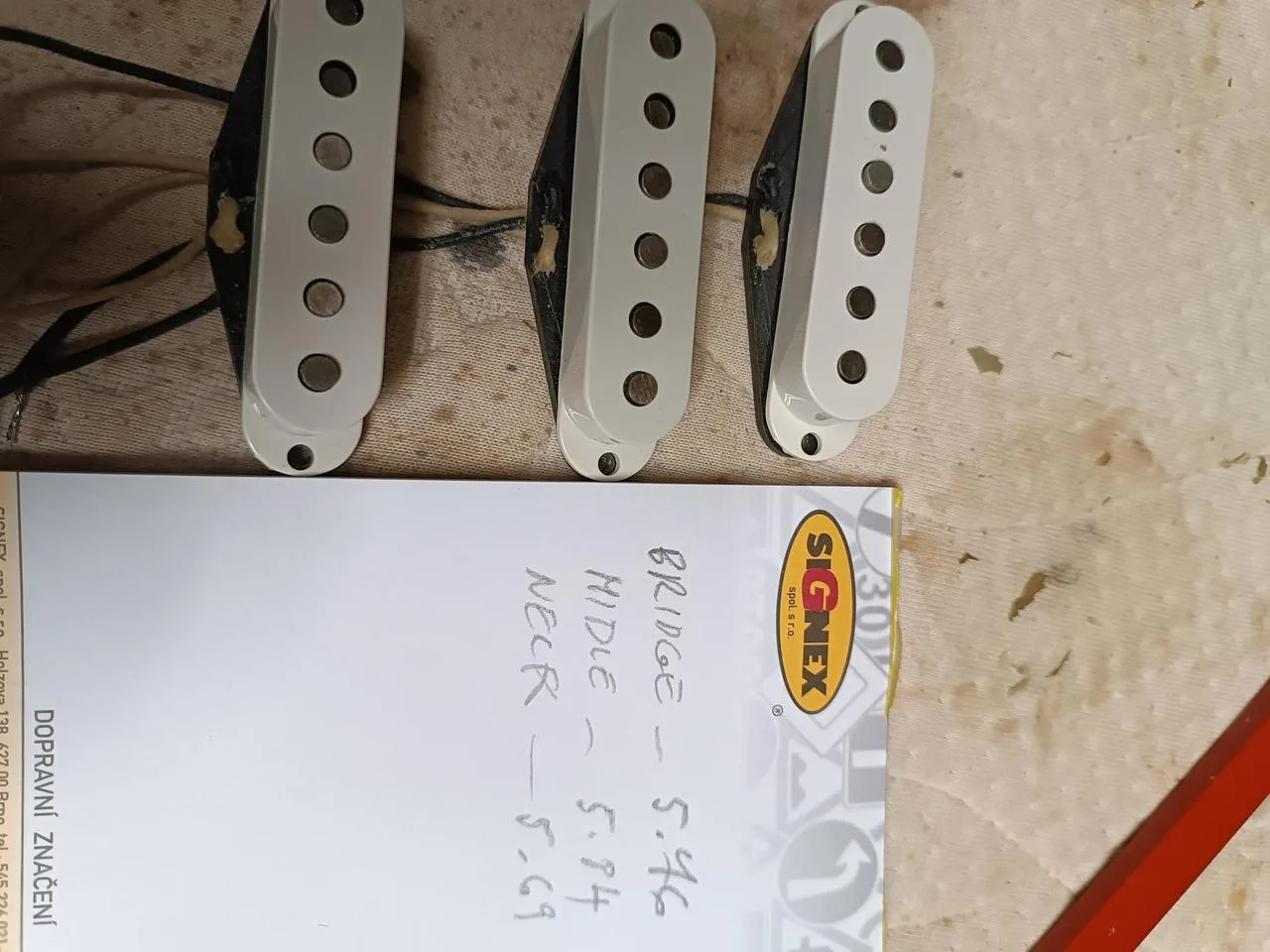 Fender stratocaster set AVRI 1986-8