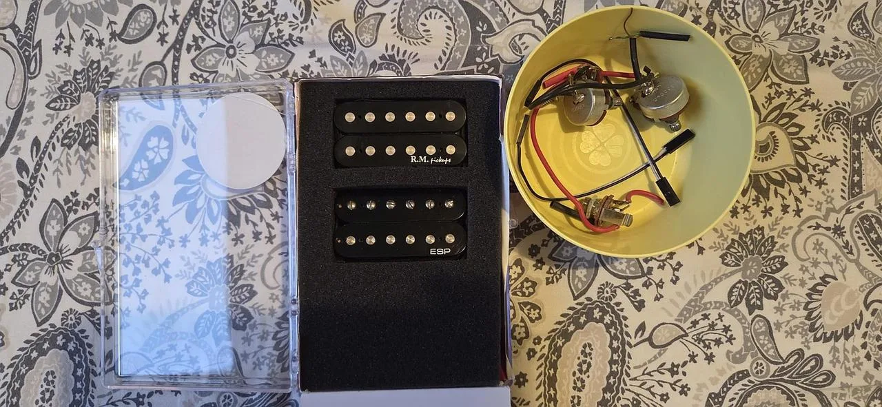 R.M. Pickups F1 + ESP + potenciometry