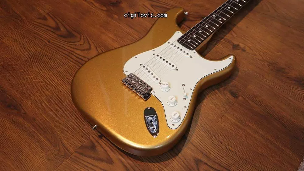 Fender MIJ FSR Hybrid II Stratocaster Mystic Aztec Gold