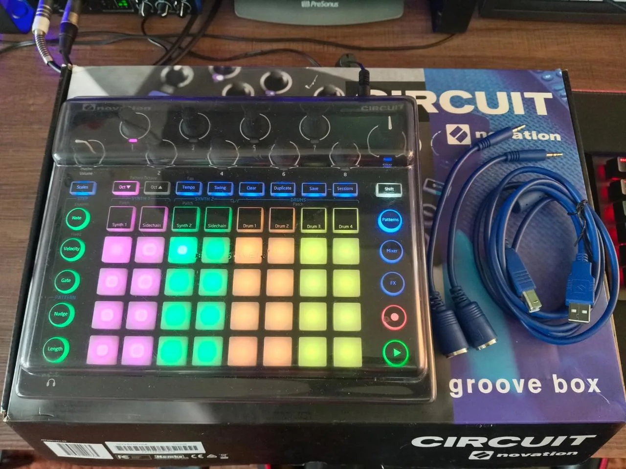 Novation Circuit + Decksaver