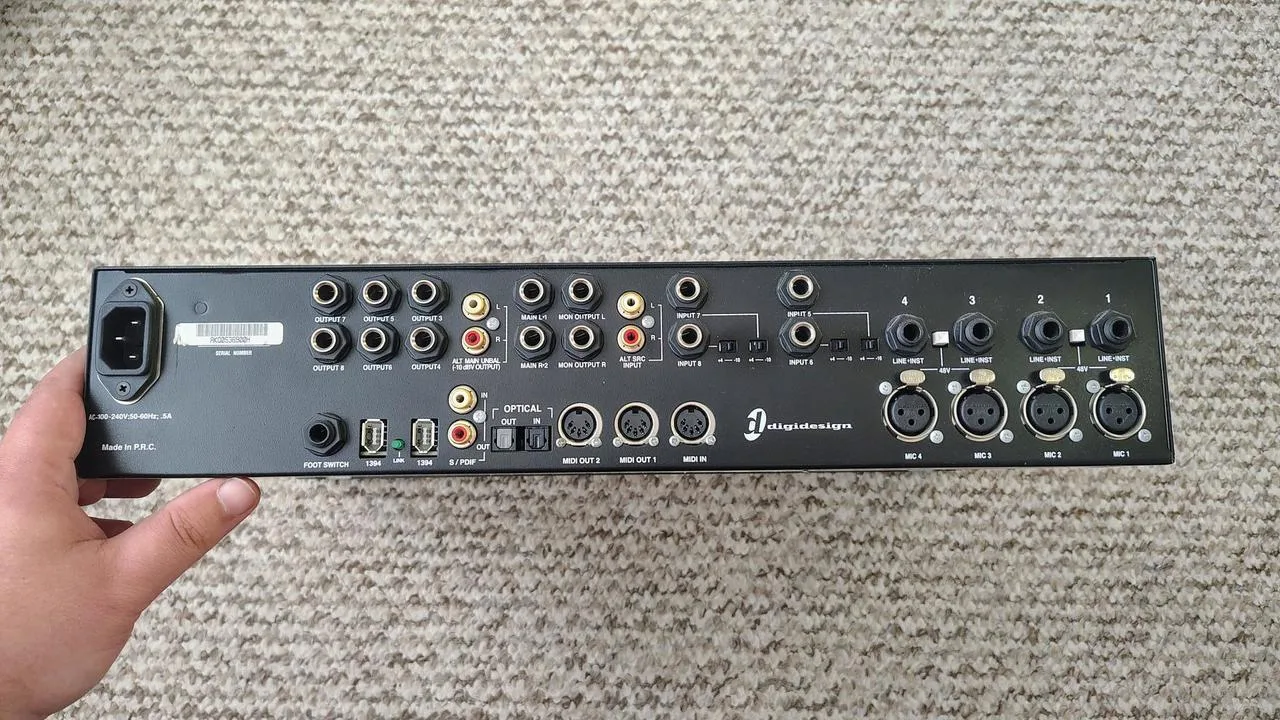 Digidesign Digi 002 Rack + FireWire PCI-E karta