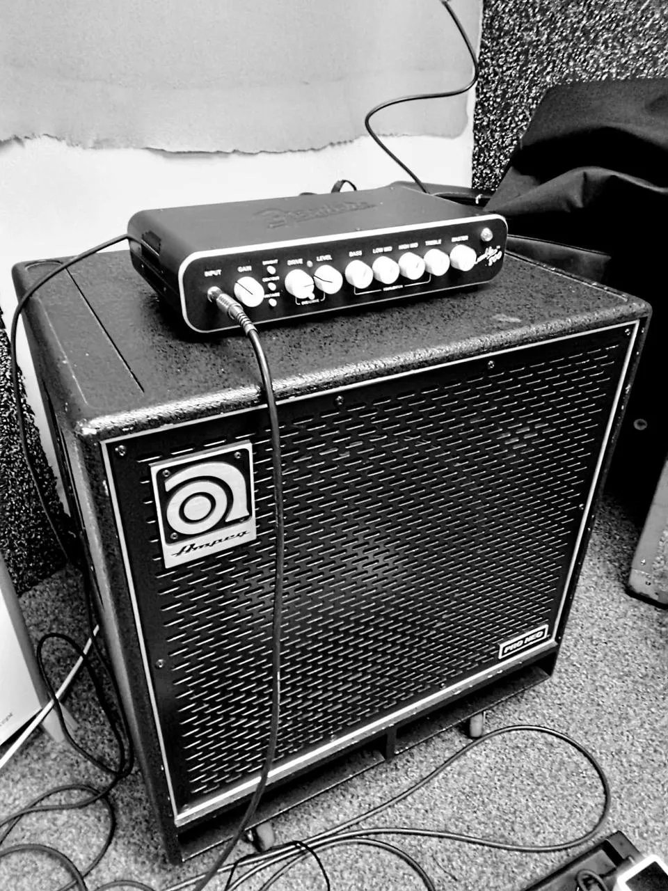 Fender Rumble 800 plus Ampeg PN115